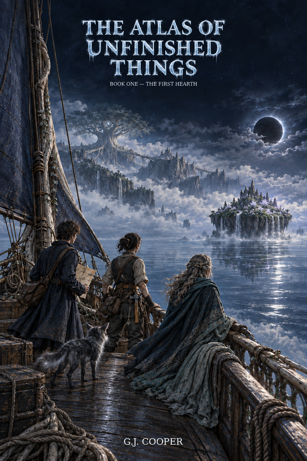 Cover of The Atlas of Unfinished Things: Book One, The First Hearth, by G.J. Cooper